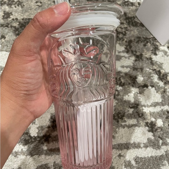 Starbucks Dining Starbucks China 223 Peach Blossom Topper Pink